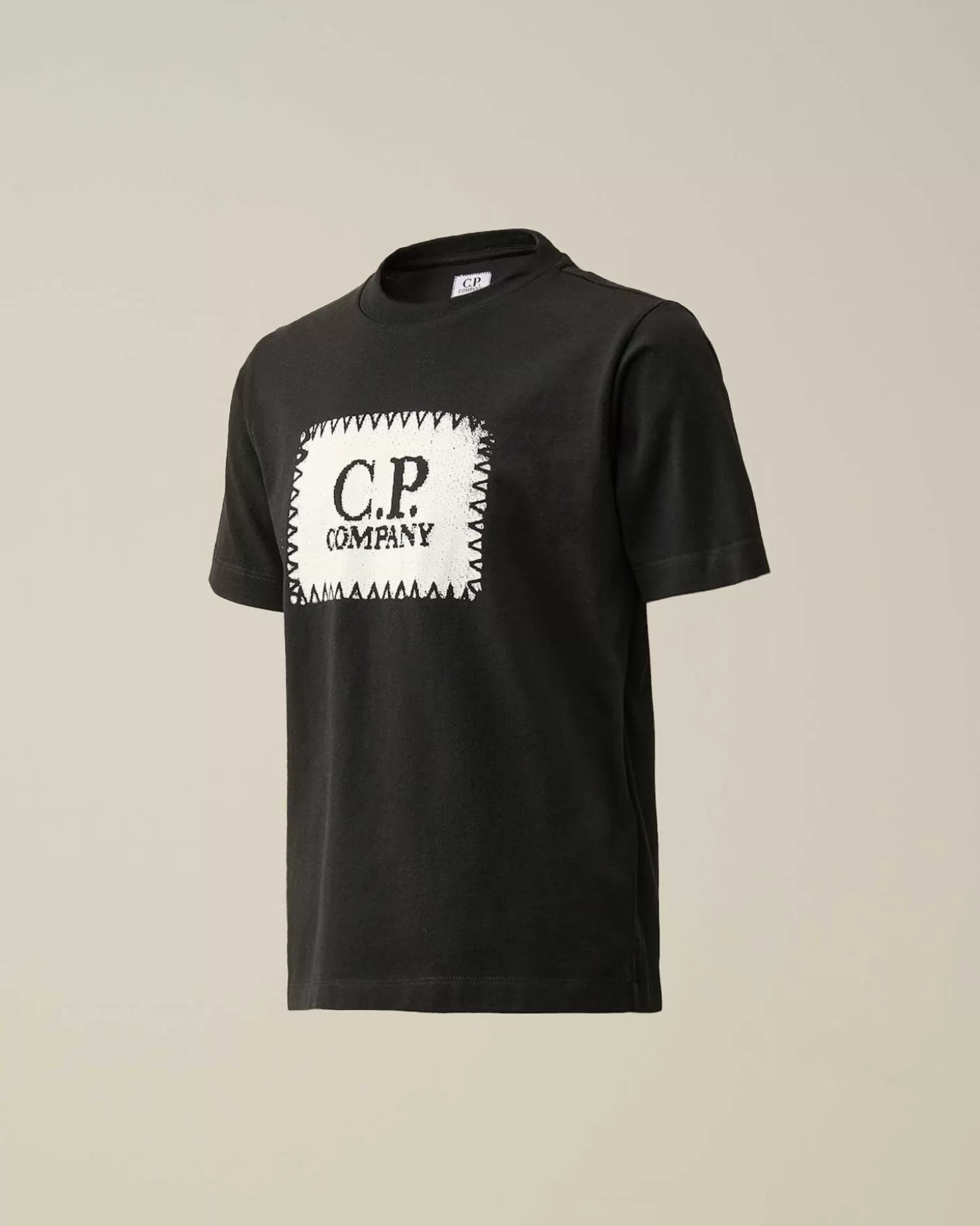 Kids C.P. Company Vêtements 10-14 Ans^U16 Cotton Jersey 30/1 Label Style Logo T-Shirt