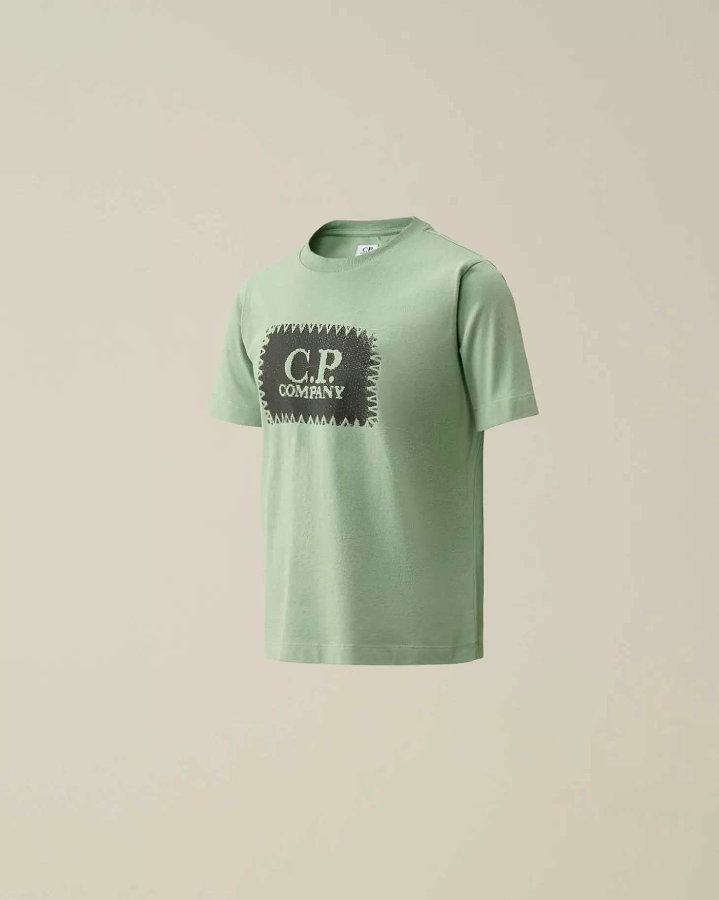 Kids C.P. Company Vêtements 4-8 Ans^U16 Cotton Jersey 30/1 Label Style Logo T-Shirt