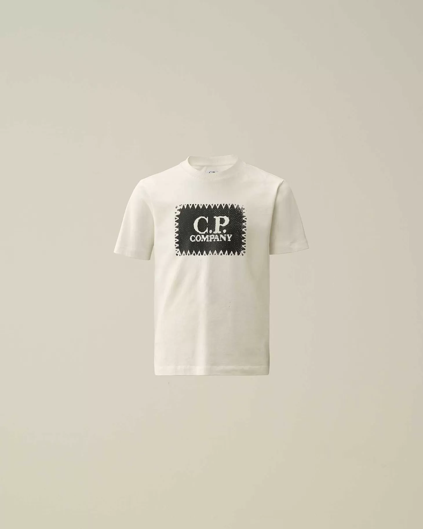 Kids C.P. Company Vêtements 2-3 Ans^U16 Cotton Jersey 30/1 Label Style Logo T-Shirt