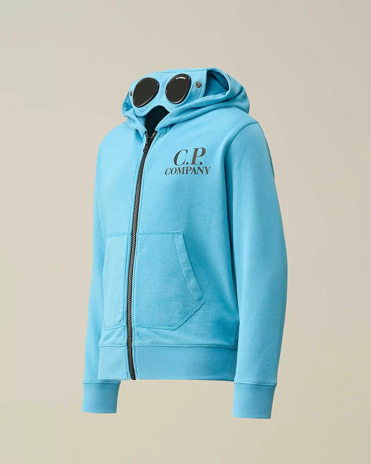 Kids C.P. Company Vêtements 10-14 Ans^U16 Diagonal Fleece Goggle Hoodie