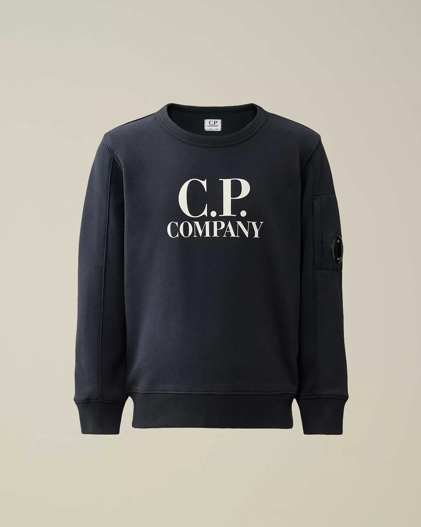 Kids C.P. Company Vêtements 10-14 Ans^U16 Diagonal Fleece Logo Sweatshirt