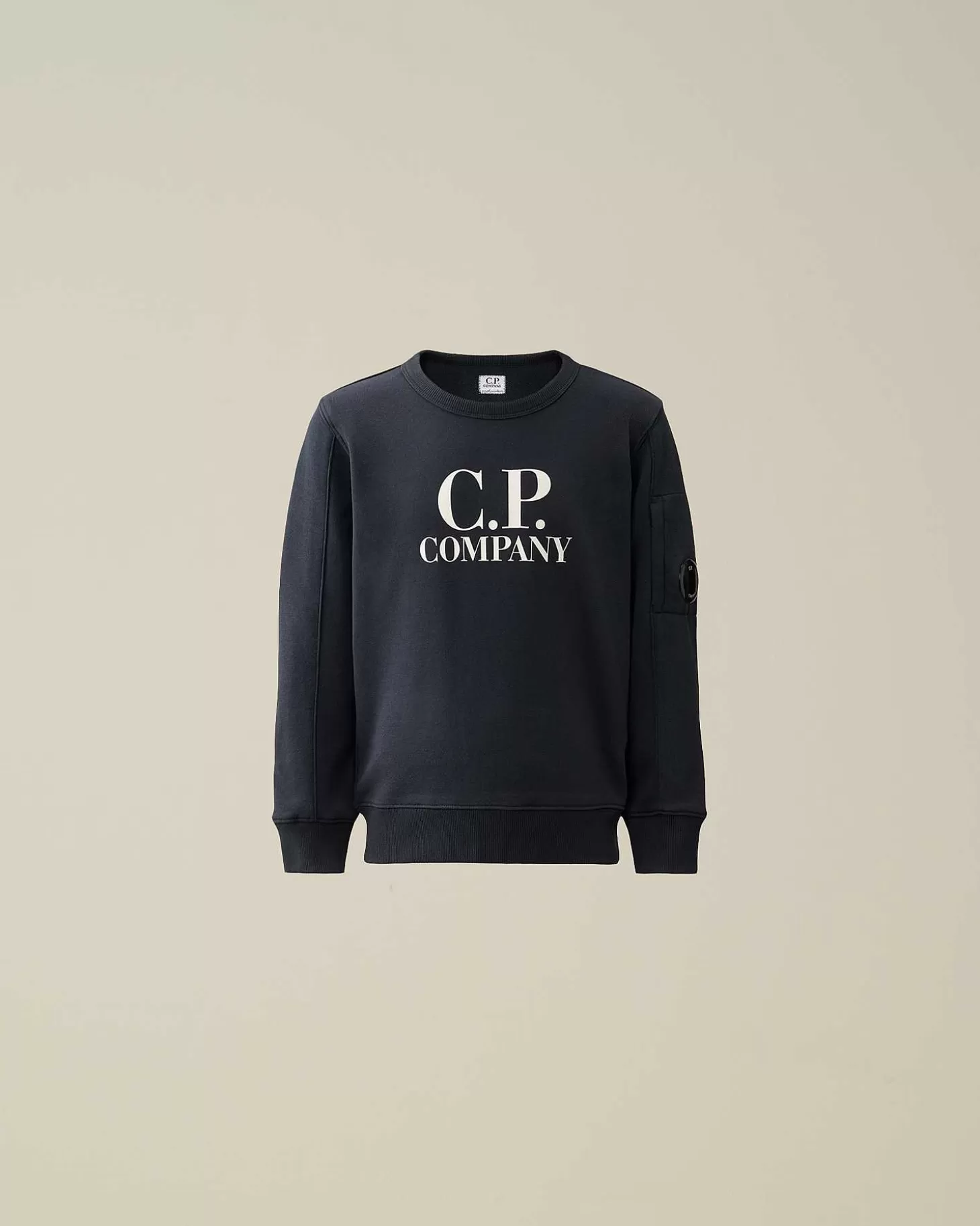 Kids C.P. Company Vêtements 2-3 Ans^U16 Diagonal Fleece Logo Sweatshirt