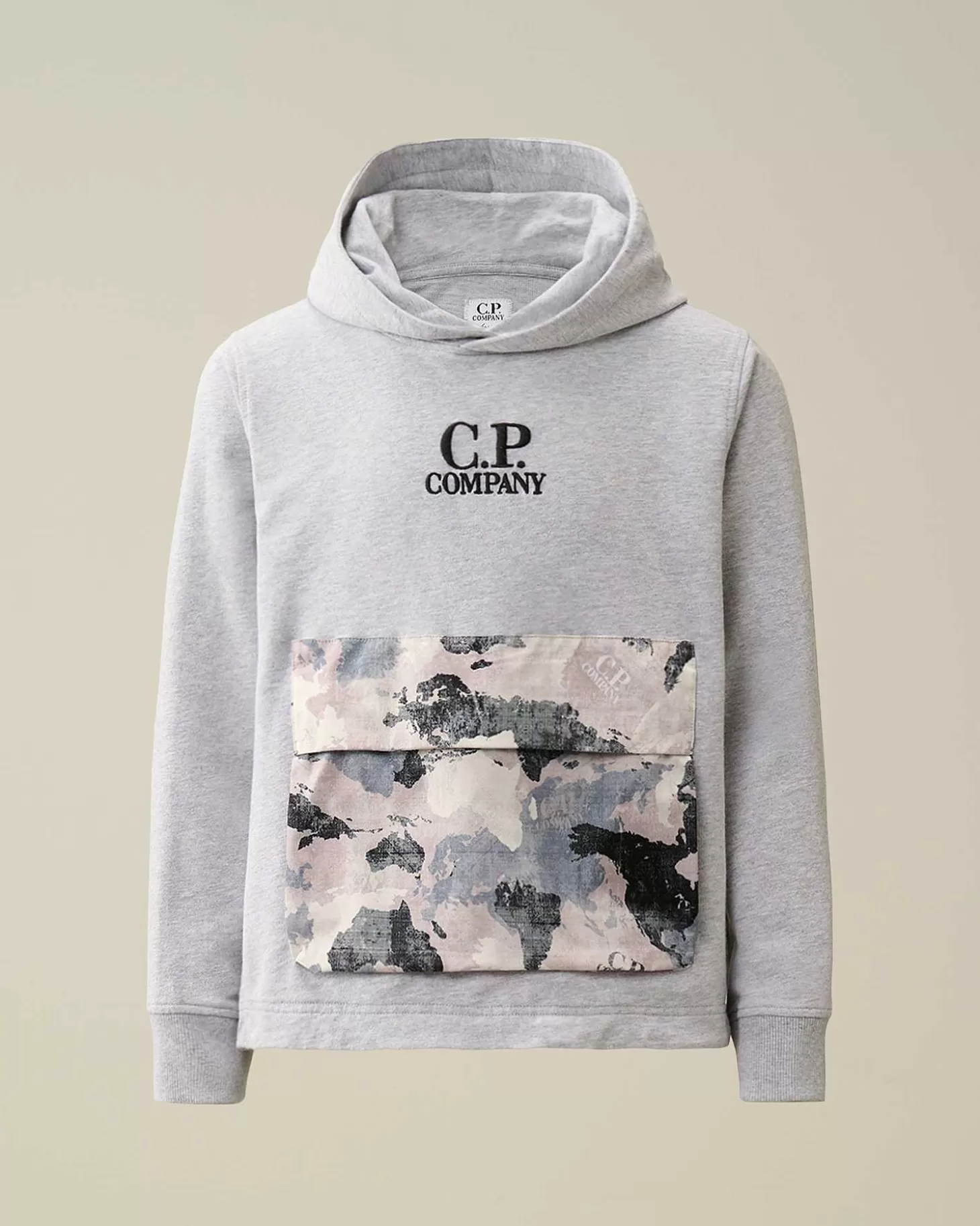 Kids C.P. Company Vêtements 10-14 Ans^U16 Light Fleece Mixed Graphic Hoodie